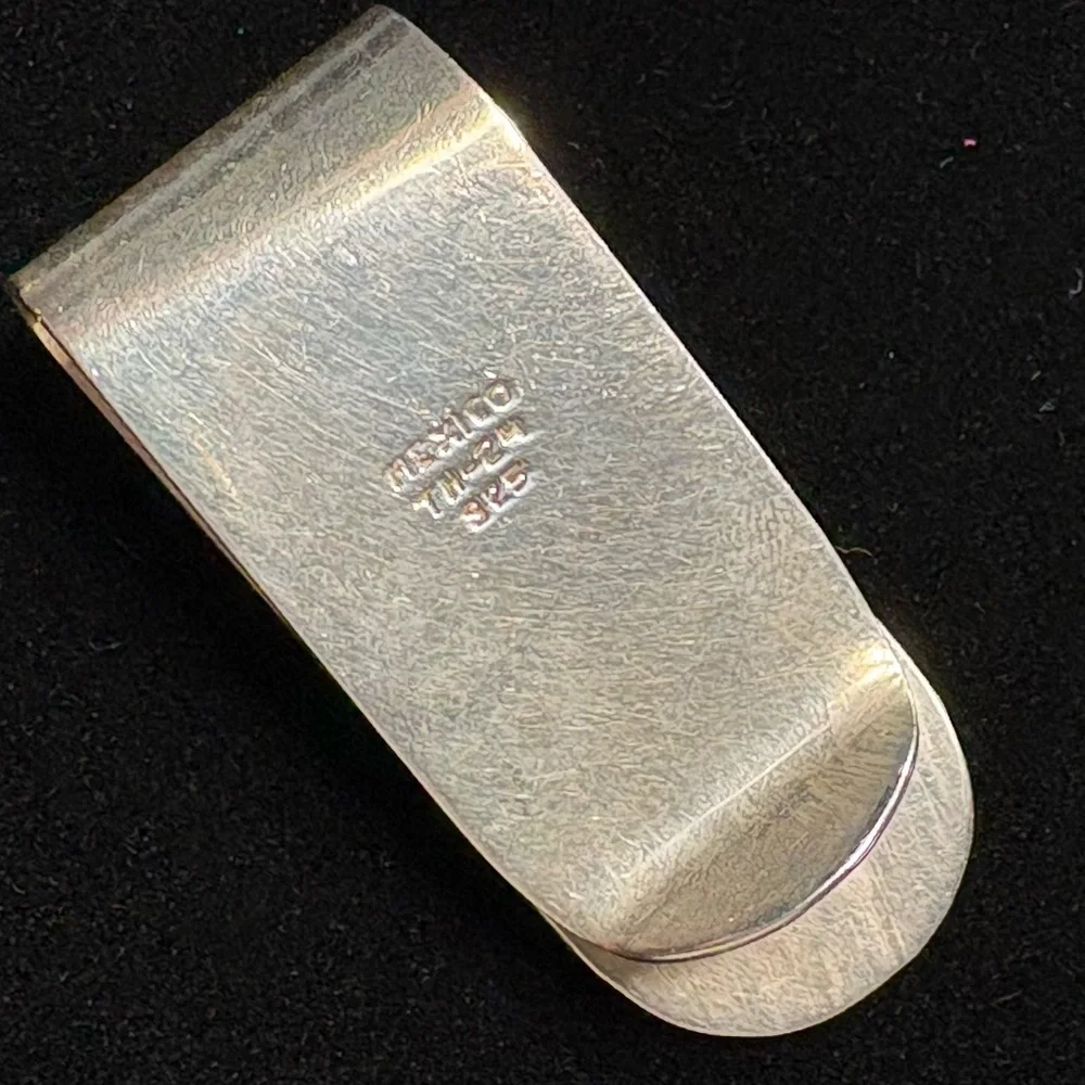 Sterling Silver with Abalone Money Clip